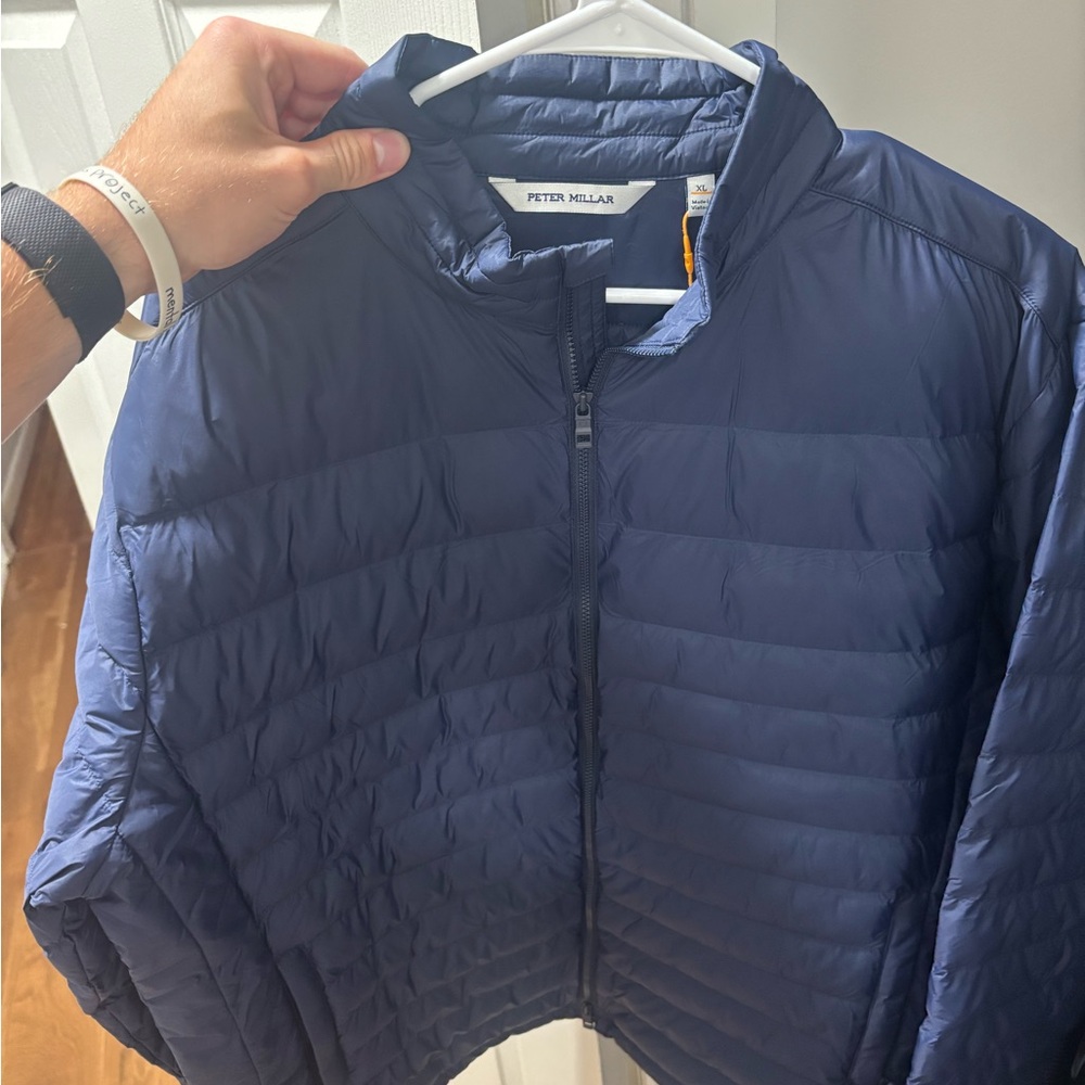 Peter Millar Deep Blue Puffer Jacket - image 3